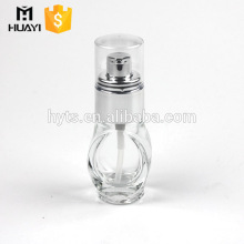 20 ml vazio projetar garrafa de vidro com bombas de loção